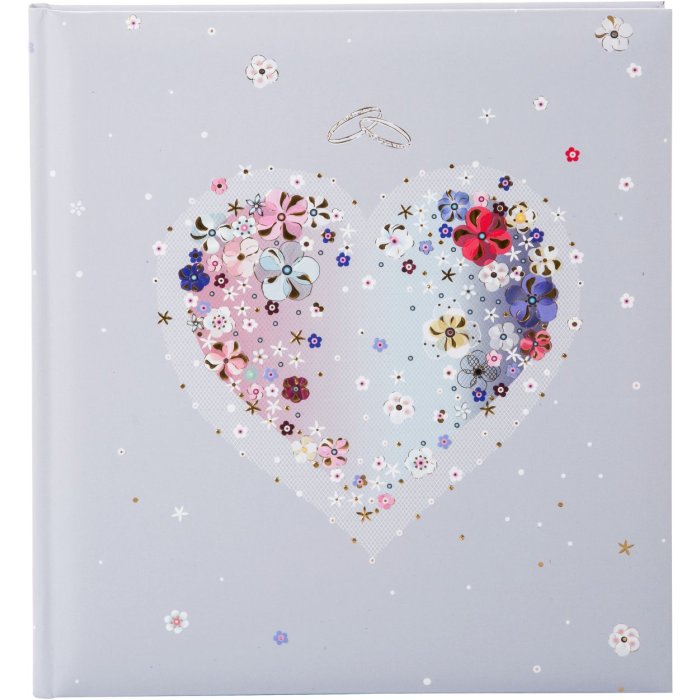 Diario di nozze Goldbuch Cuori di fiori 23x25 cm 44 pagine