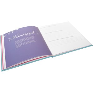 Diario di nozze Goldbuch All you need is love turchese 23x25 cm 44 pagine