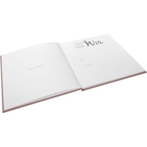 Libro doro Diario di nozze All You Need Is Love Grigio 23x25 cm 44 Pagine
