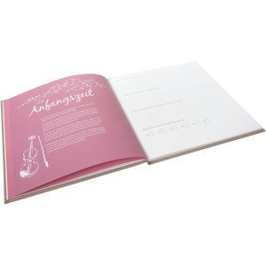Libro doro Diario di nozze All You Need Is Love Grigio 23x25 cm 44 Pagine