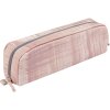 Portamatite in pelle 21x4x6 cm tinto salmone