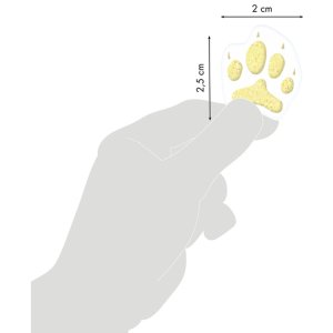 Fosfo Stick, Confezione 2 sh 14,8x21cm, Zampe - Giallo