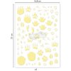 Fosfo Stick, Confezione 2 sh 14,8x21cm, Zampe - Giallo