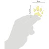 Fosfo Stick, Confezione 2 sh 14,8x21cm, Zampe - Giallo