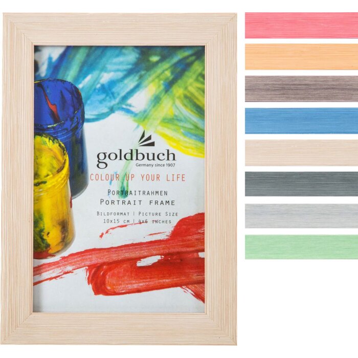 Goldbuch Cornice per ritratto in plastica a colori da 10x15 cm a 30x40 cm