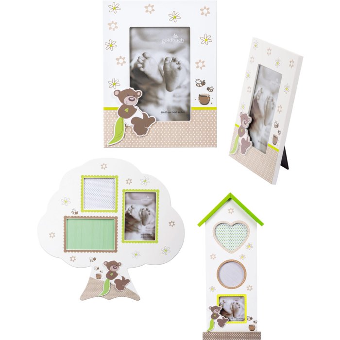 Cornice per foto con orsetto di miele Goldbuch