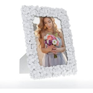 Cornice per ritratti FLOWERS bianca 20x25 cm