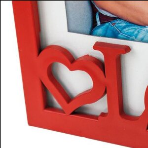 Portafoto Minerva 10x15 cm rosso