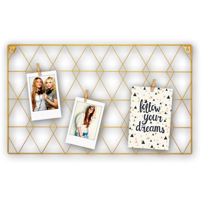 cambria bacheca in metallo 30x50 cm