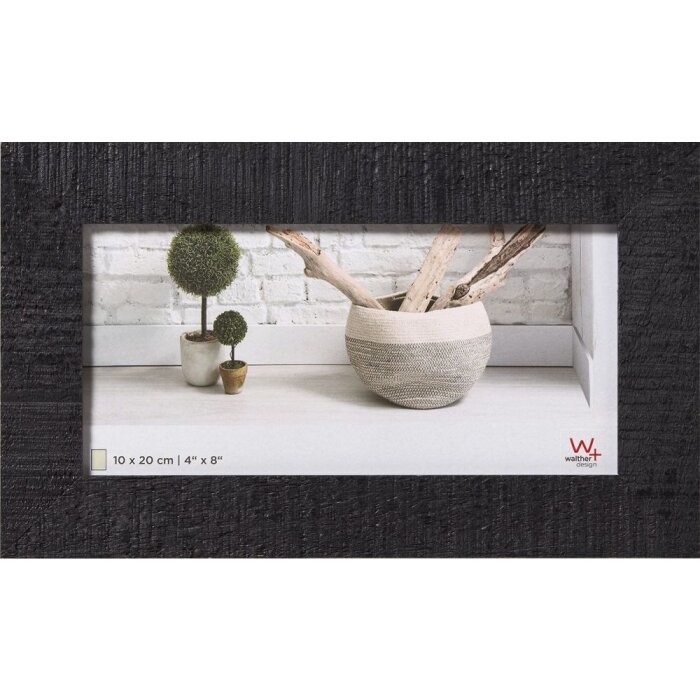 Home Cornice di legno 10x20 cm nero