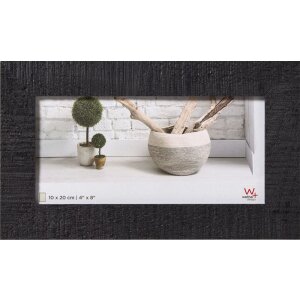 Home Cornice di legno 10x20 cm nero
