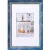 Walther Cornice per quadri Chalet blu 15x20 cm con passepartout 10x15 cm