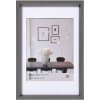 Walther Telaio in plastica stile acciaio 20x30 cm acciaio con passepartout 15x20 cm