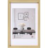 Walther Telaio in plastica stile acciaio 20x30 cm oro con passepartout 15x20 cm