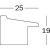 Cornice per quadri Bohemien 20x30 cm crema
