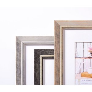 Walther Cornice per quadri Chalet naturale 30x40 cm con Passepartout 20x30 cm