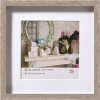 Walther 3D Cornice in legno grigio Stoccolma 30x30 cm con Passepartout 18x18 cm