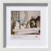 Walther 3D Cornice in legno Stoccolma bianco 30x30 cm con Passepartout 18x18 cm
