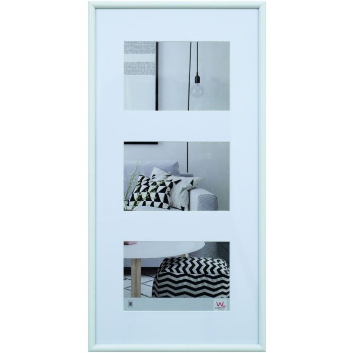 Galeria Cornice 3 foto 13x18 cm bianco