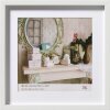 Walther 3d Cornice di legno Stockholm bianco 40x40 cm con Passepartout 30x30 cm
