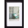 Walther Cornice in legno Stoccolma nero 60x80 cm