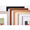 Walther Cornice in legno Stoccolma nero 60x80 cm