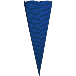 Cono scolastico vuoto 3D in cartone ondulato in 9 colori