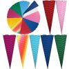 Cono scolastico vuoto 3D in cartone ondulato in 9 colori