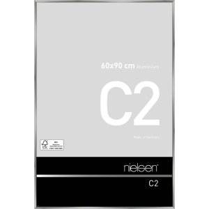 Telaio in alluminio C2 argento 60x90 cm