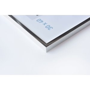 Telaio in alluminio C2 argento 60x90 cm