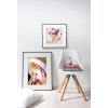 Telaio in alluminio C2 struttura argento opaco 60x90 cm