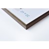 Telaio in alluminio C2 struttura noce opaco 50x100 cm
