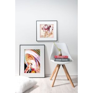 Telaio in alluminio C2 struttura noce opaco 60x84 cm