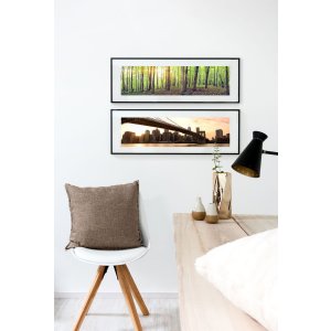 Telaio in alluminio C2 struttura noce opaco 60x84 cm