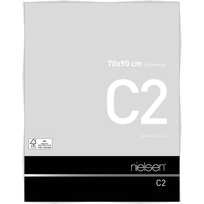 Nielsen Telaio in alluminio C2 bianco lucido 70x90 cm