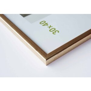 Cornice in legno Zoom 20x20 cm oro