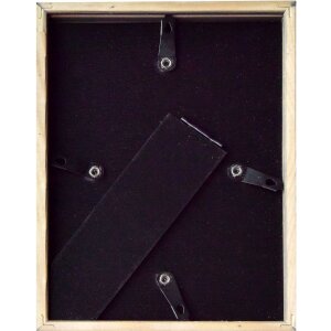 Cornice in legno Zoom 20x20 cm nero