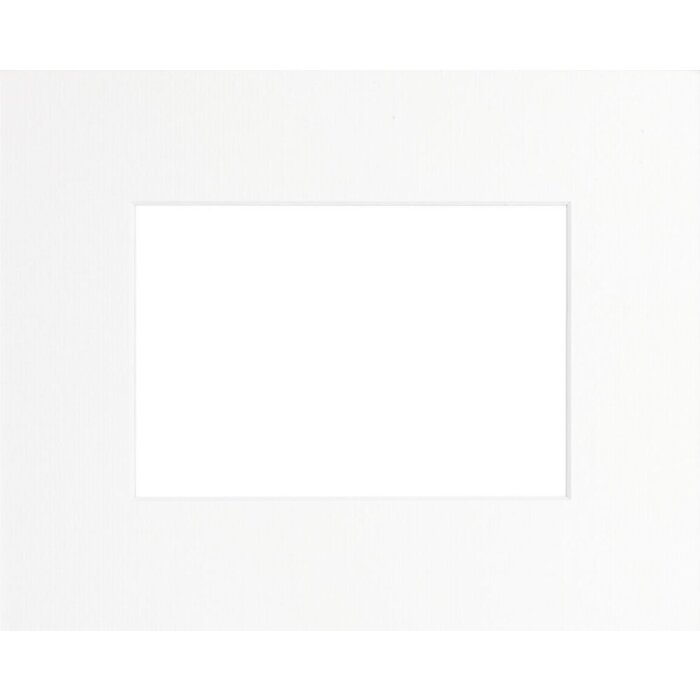 Passepartout standard Ceanothe 24x30 cm con 15x20 cm bianco