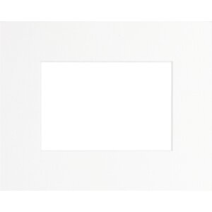 Passepartout standard Ceanothe 24x30 cm con 15x20 cm bianco