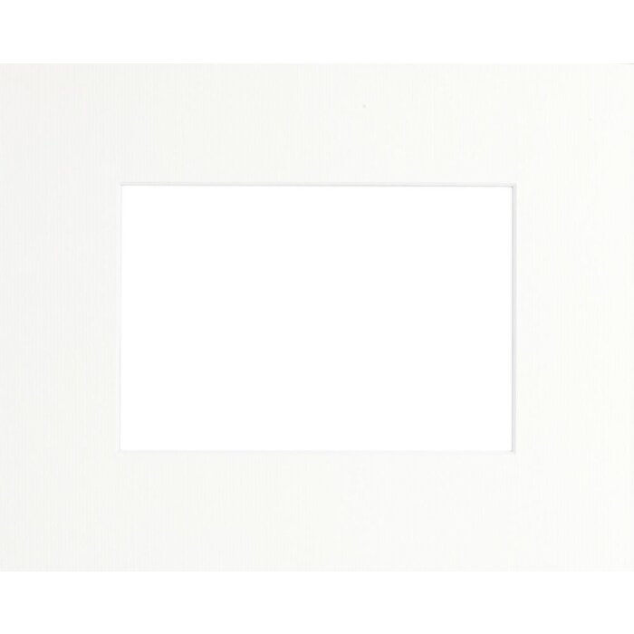 Passepartout standard Ceanothe 20x30 cm con 15x20 cm bianco spezzato
