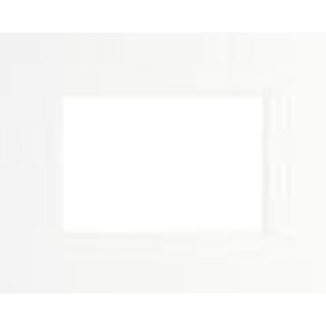 Passepartout standard Ceanothe 18x24 cm con 13x18 cm bianco