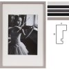 Henzo Viola Cornice in legno con passepartout da 10x15 cm a 50x70 cm