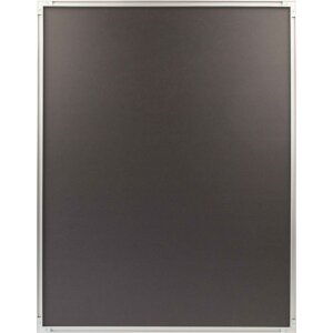 Telaio maglietta 70x90 cm vetro acrilico nero anodizzato