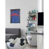 Telaio maglietta 70x90 cm vetro acrilico nero anodizzato