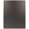 Telaio maglietta 70x90 cm vetro acrilico nero anodizzato