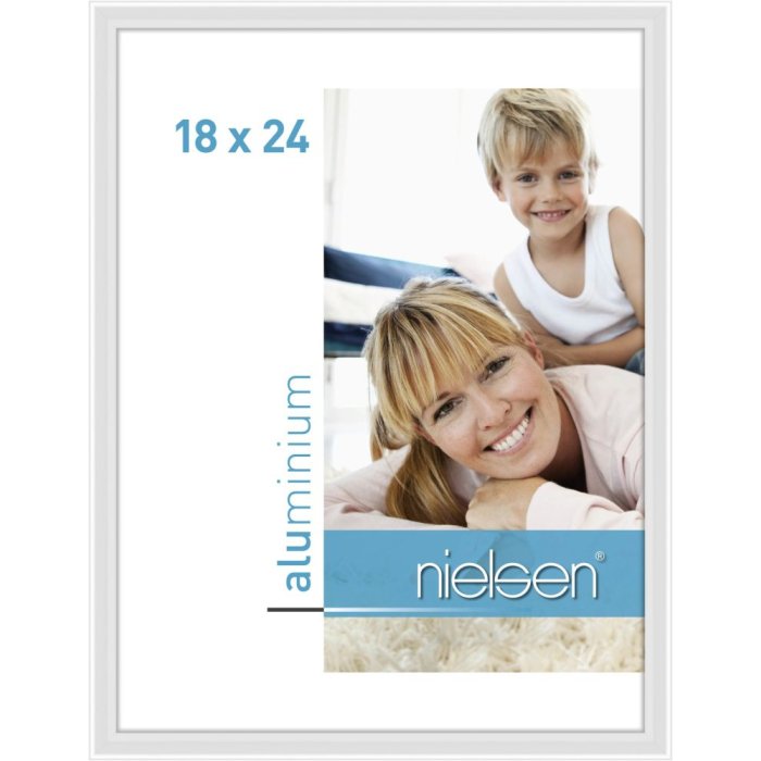 Cornice Nielsen in alluminio Classic bianco 18x24 cm