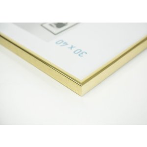 Telaio Nielsen in alluminio Classic oro 60x84 cm DIN A1