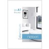 Telaio Nielsen in alluminio Classic bianco 60x84 cm DIN A1