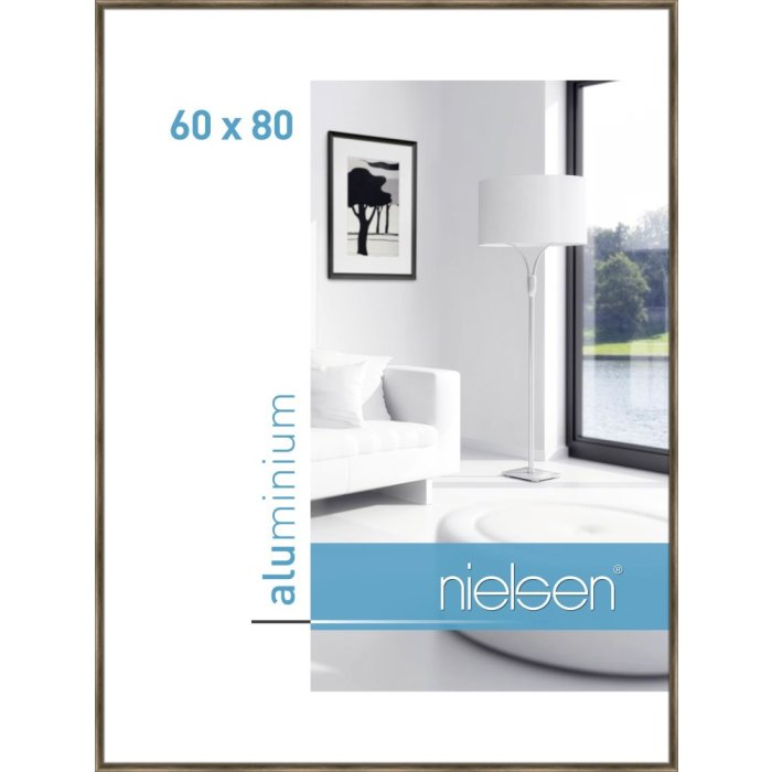 Nielsen struttura in alluminio Struttura classica noce 60x80 cm