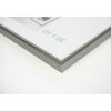Nielsen Telaio in alluminio Classic contrasto grigio 70x90 cm